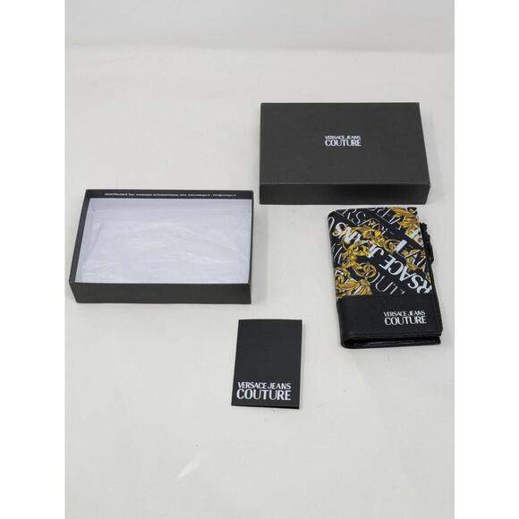 Versace Mens Saffiano Range Logo Couture Logo Print Wallet-73YA5PY5 - Picture 1 of 7